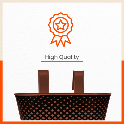 DIA Hanging Metal Pot Holders / Planters for Home / Balcony / Garden | Terra - Set of 5
